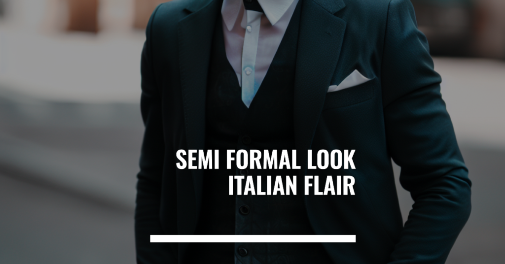 semi formal look - italian flair